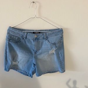 Medium Wash Denim Shorts
